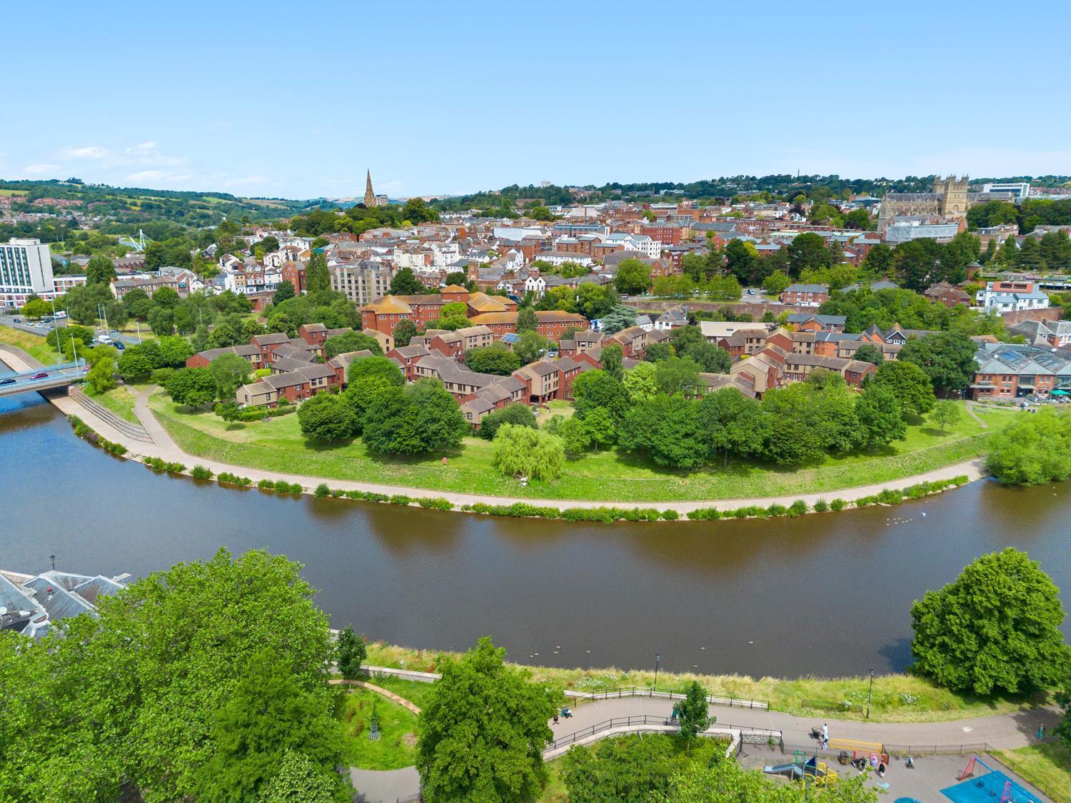 River Exe Cottage Waterfront Exeter Kültér fotó
