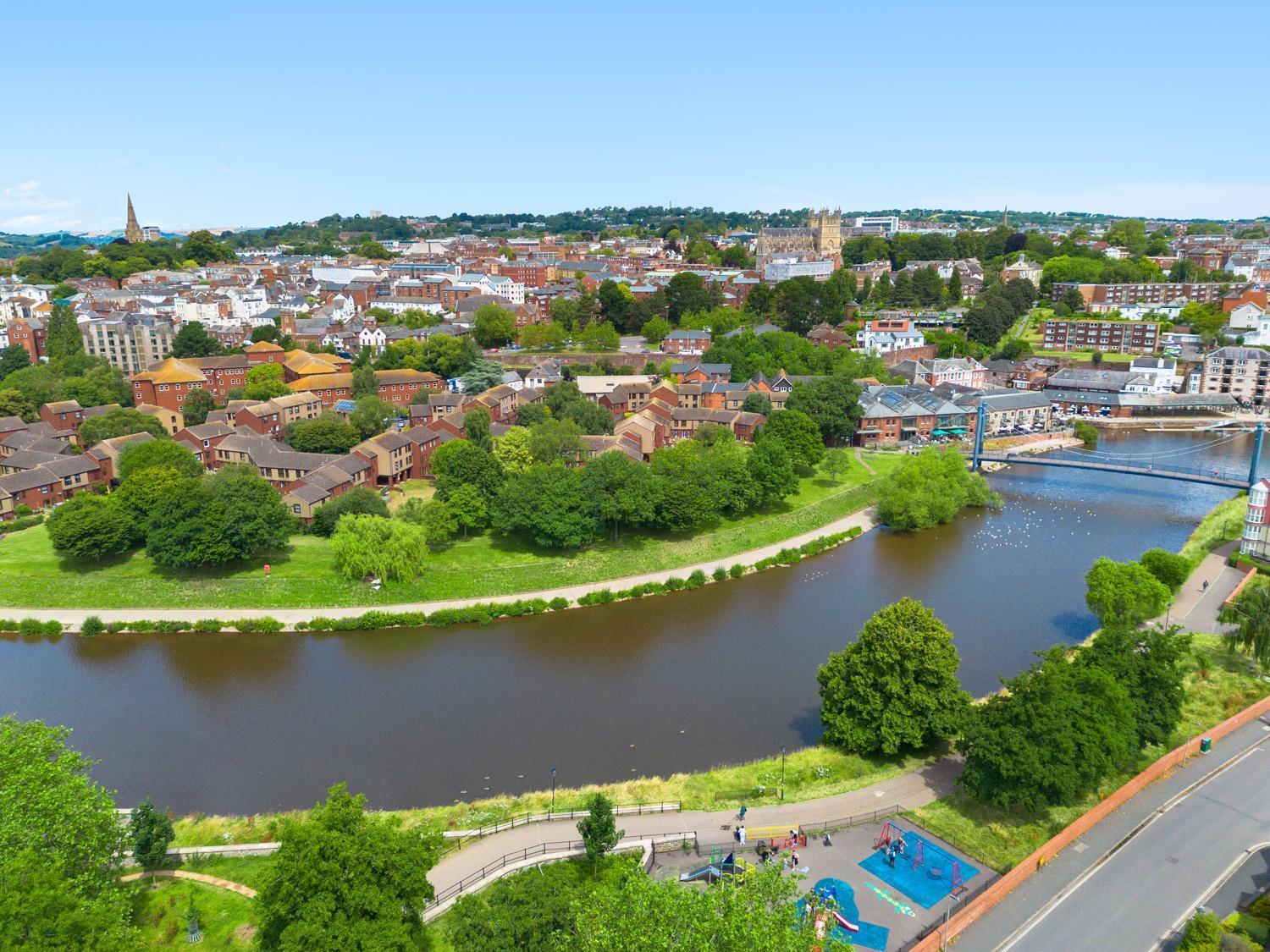 River Exe Cottage Waterfront Exeter Kültér fotó